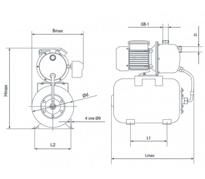 Насосная станция Rudes AUJS 110 7462