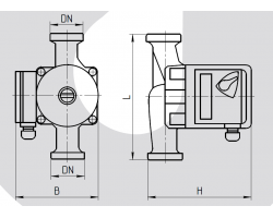 Циркуляционный насос Rudes UPS 25-4-180 9301-foto3