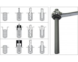 Набор экстракторов для поврежденных крепежных элементов 25ед.-foto2