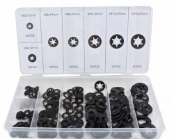 Комплект стальных пружинных шайб 260 шт. M3-M12 ASTA A-TC540-foto3