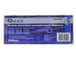 Набор внутренних стопорных колец 300 шт. (18 размеров) GEKO G02803-foto4
