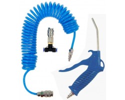 Пистолет продувочный с тройником + пневмошланг GEKO G01165-foto2