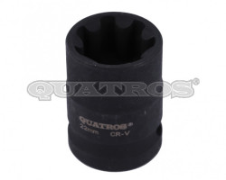 Насадка 1/2" 22mm 7-кут. до гальмівних супортів