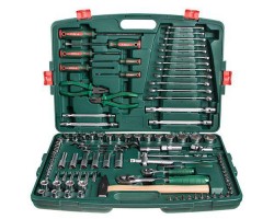 Набор торц. головок 1/4"DR4-14мм и 1/2"DR10-32 мм,109 предметов (TK-109) HANS
