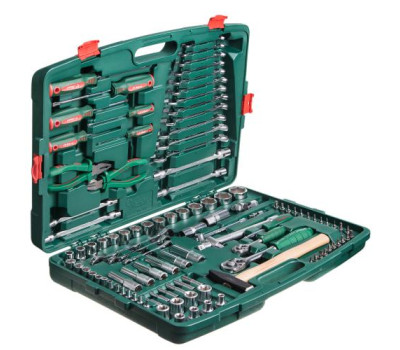 Набор торц. головок 1/4"DR4-14мм и 1/2"DR10-32 мм,109 предметов (TK-109) HANS