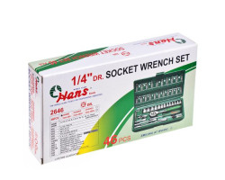 Набор торцевых головок 1/4" 46 предметов (2646MB) HANS-foto2