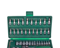 Набор торцевых головок 1/4" 46 предметов (2646MB) HANS-foto5