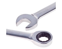 Набор ключей комбинированных трещоточный и карданом 8 предметов, 8-19мм. (НК-2081-8К) ALLOID-foto2