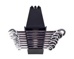 Набор ключей комбинированных трещоточный и карданом 8 предметов, 8-19мм. (НК-2081-8К) ALLOID-foto3