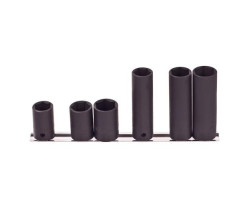 Набор ударных торцевых головок 1/2" DR 6 предметов (тонкая стенка) (84602M) HANS