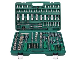 Набор инструмента 177 предметов 1/4", 3/8",1/2" (ТК-177V) HANS