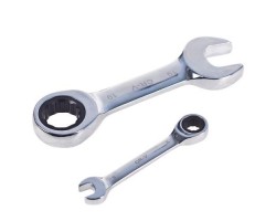 Набор ключей комбинированных трещоточных сокращенных 8 предметов, 8-19мм. (НКУ-2091-8) ALLOID-foto2