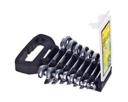 Набор ключей комбинированных трещоточных сокращенных 8 предметов, 8-19мм. (НКУ-2091-8) ALLOID-foto3