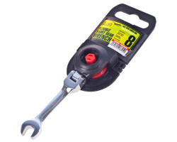 Ключ комбин трещоточный укороченный с карданом 08 мм.(КТУ-2091-08К) (КТУ-2091-08К) ALLOID-foto3