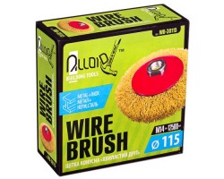 Щетка конусная витая проволока 115мм, М14х2 (WB-30115) ALLOID-foto5