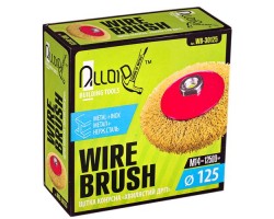 Щетка конусная витая проволока 125мм, М14х2 (WB-30125) ALLOID-foto5