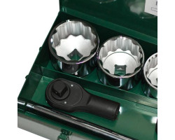 Набір торцевих головок 1DR 32-85мм, 17предм. (8617M) (8617М) HANS-foto2