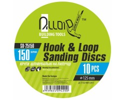 Круг шлифовальный на липучке 125 мм, зерно 150 (10шт) (SD-25150) ALLOID-foto7