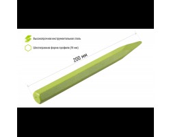 Зубило по камню пикообразное 200х16мм (PT-20016) ALLOID-foto3