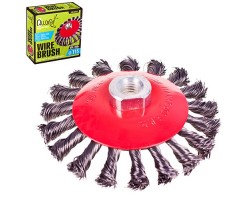 Щетка конусная пучки витой проволоки 115мм, М14х2 (WB-40115) ALLOID-foto7