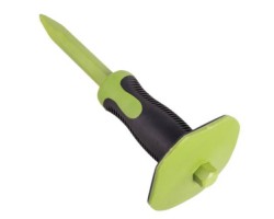 Зубило по камню пикообразное 250х16мм с защитной рукояткой (PT-25016P) ALLOID-foto6