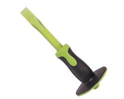 Зубило по камню плоское 250х16х19мм с защитной рукояткой (FT-2501619P) ALLOID-foto6