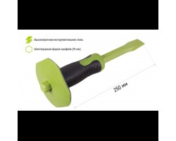 Зубило по камню плоское 250х16х19мм с защитной рукояткой (FT-2501619P) ALLOID-foto3