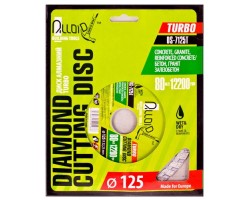 Диск алмазный отрезной Turbo 125 мм (DS-7125T) ALLOID-foto5