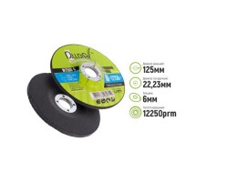 Круг шлифовальный по металлу Alloid 27 14А 125*6,0*22,23мм (W12560-G)-foto3