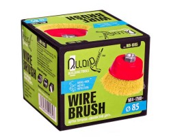 Щетка торцевая витая проволока 85мм, М14х2 (WB-1085) ALLOID-foto5