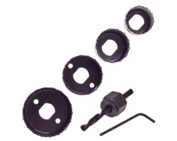 Набор корончатых фрез по дереву 6 предм. (32, 38, 44, 54мм) (HS-3254) ALLOID-foto6