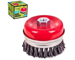 Щетка торцевая усиленная пучки витой проволоки 75мм, М14х2 (WB-2075U) ALLOID-foto7