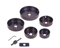 Набор корончатых фрез по дереву 8 предм. (64, 76, 89, 102, 127мм) (HS-64127) ALLOID-foto7