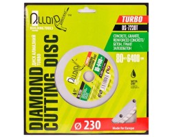 Диск алмазный отрезной Turbo 230 мм (DS-7230T) ALLOID-foto5