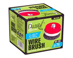 Щетка торцевая усиленная пучки витой проволоки 75мм, М14х2 (WB-2075U) ALLOID-foto5