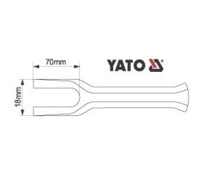 Съемник рулевых тяг автомобиля YATO (YT-0615)