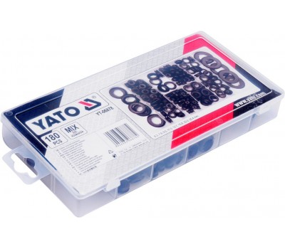 Набор резиновых сальников YATO 180 шт (YT-06878)
