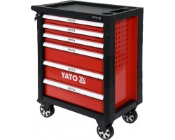 Тележка для инструментов YATO, 6 полок, 975x765x465 мм (YT-55300)-foto2