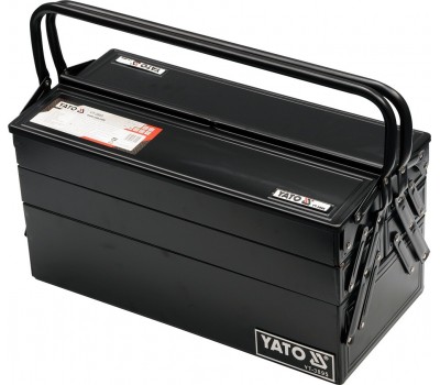 Ящик с инструментами, металлический YATO 475х230х365 мм. 63 шт. (YT-3895)