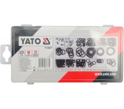 Набор резиновых сальников YATO 225 шт (YT-06877)
