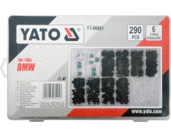 Набор креплений для автосалонной обшивки BMW YATO, 290 шт. (YT-06661)-foto2