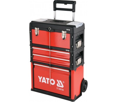 Ящик-тележка c инструментов YATO 3 секции 78 шт. (YT-09104)