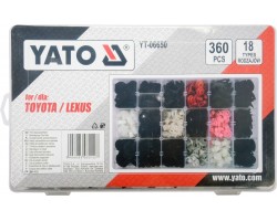 Набор креплений для автосалонной обшивки TOYOTA, LEXUS YATO, 360 шт. (YT-06650)-foto2