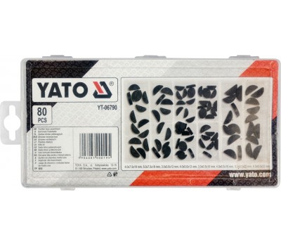 Набор шпонок полукруглых YATO 80 шт. (YT-06790)