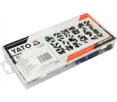 Набор шпонок полукруглых YATO 80 шт. (YT-06790)