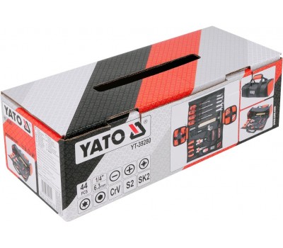 Набор инструментов в сумке YATO, 44 шт. (YT-39280)
