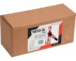 Лебедка цепная ручная с доводчиком YATO 7,5 т (YT-58962)-foto3