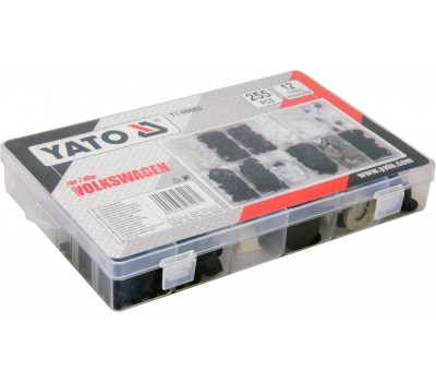 Набор креплений для автосалонной обшивки VOLKSWAGEN YATO, 255 шт. (YT-06663)