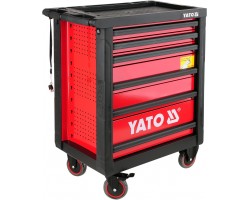 Тележка для инструментов YATO с 6 полками, 958x766x465мм (YT-0902)-foto3