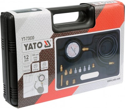 Тестер давления масла с адаптерами YATO (YT-73030)